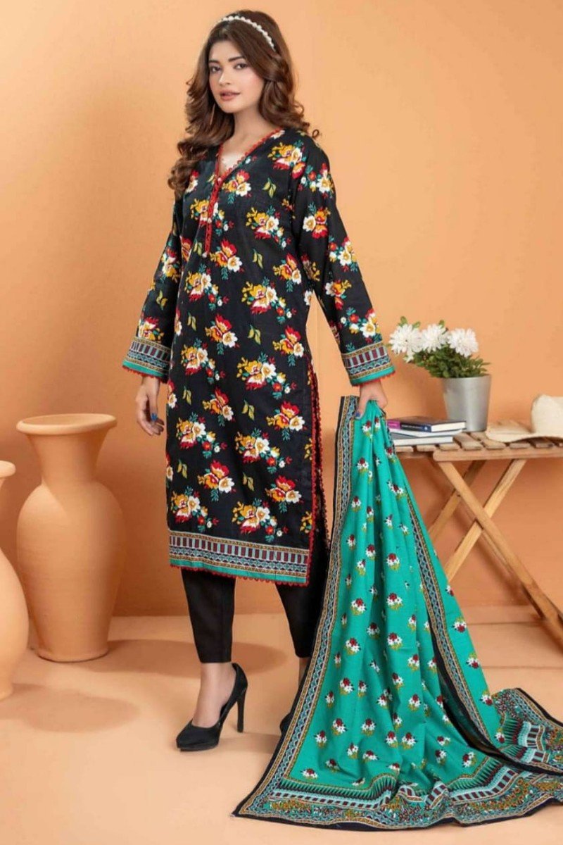 Zesh Khaddar-Printed-05-3Piece (Unstitched) - Image 2