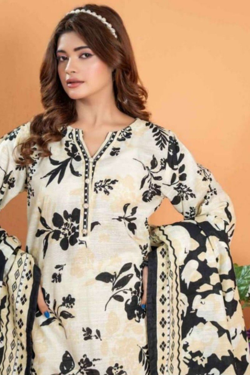 Zesh Khaddar-Printed-04-3Piece (Unstitched)