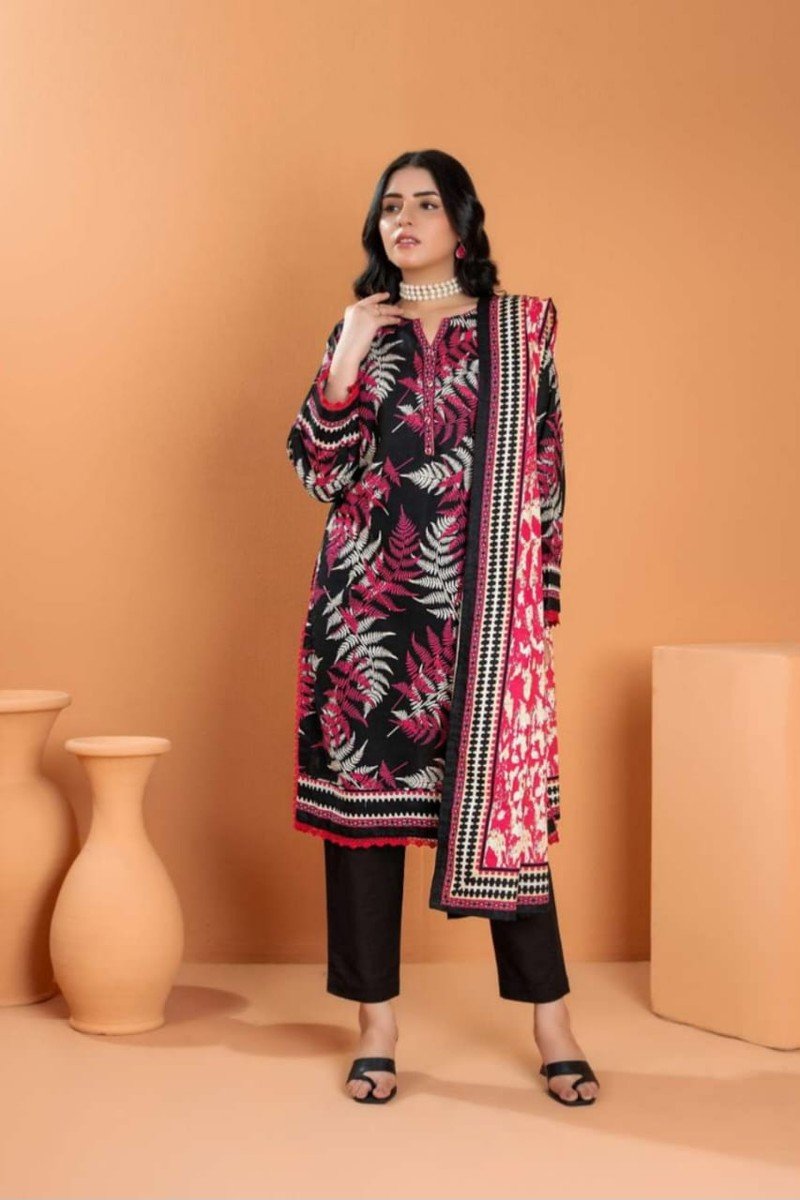 Zesh Khaddar-Printed-07-3Piece (Unstitched) - Image 2