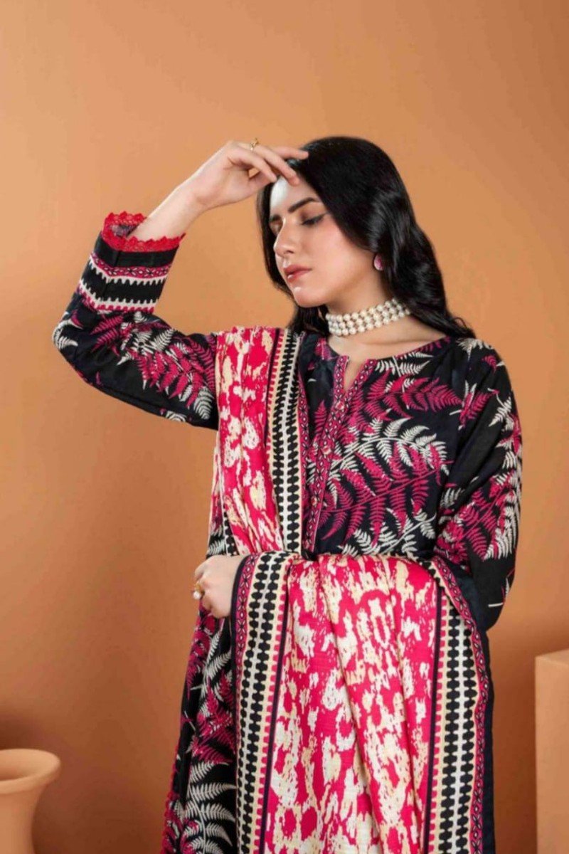 Zesh Khaddar-Printed-07-3Piece (Unstitched)