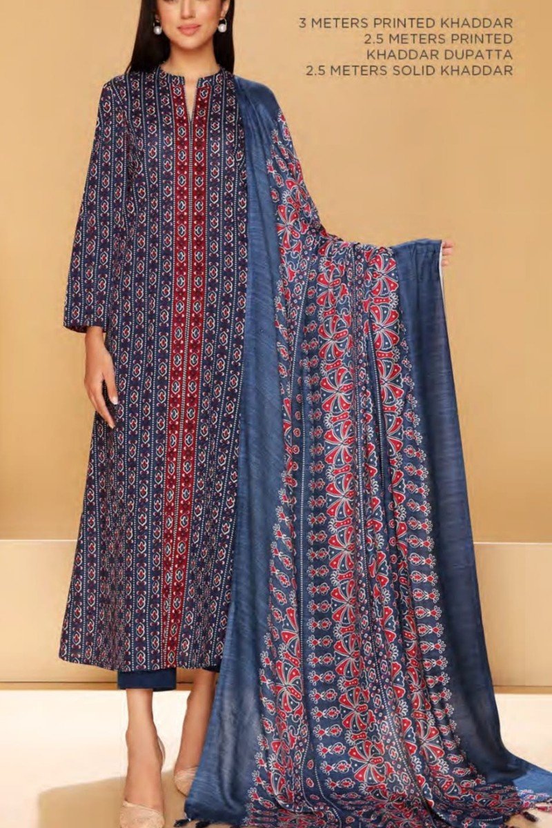 Nishat Khaddar-4-3Piece (Unstitched)